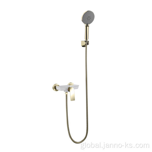 Wall Mount Shower Faucet Set Brass Bathtub Faucet Wall Mount Shower Supplier